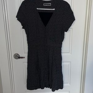 Blue and White button down dress